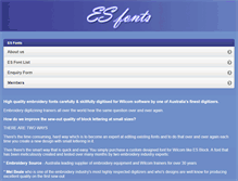 Tablet Screenshot of esfonts.com